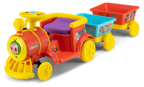 Cocomelon Choo Choo Train Ride-On Toy, 6-Volt Battery-Powered