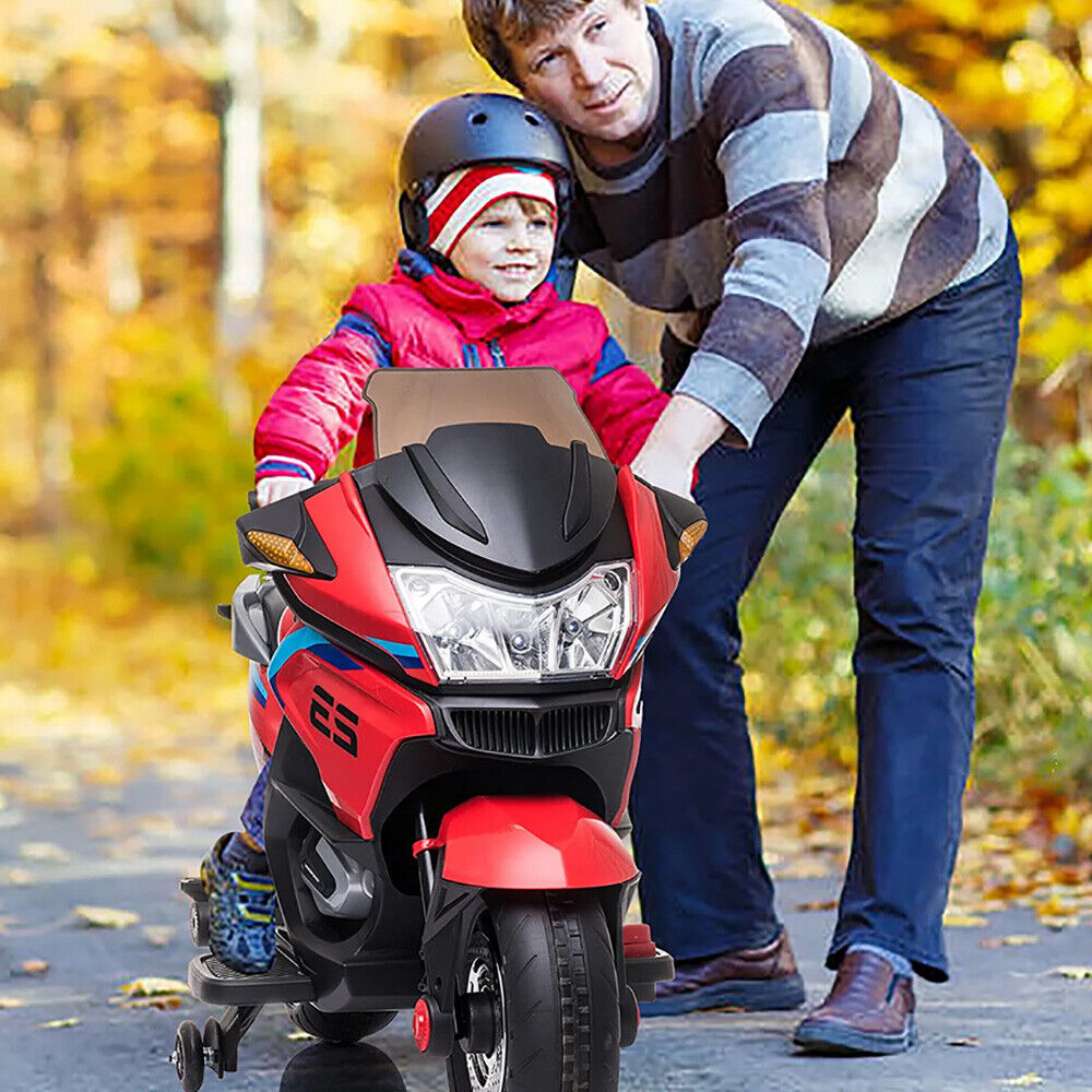 COLOR TREE Kids 12V Electric Motorcycle with Music and Battery Power - Perfect Ride On Car Gift