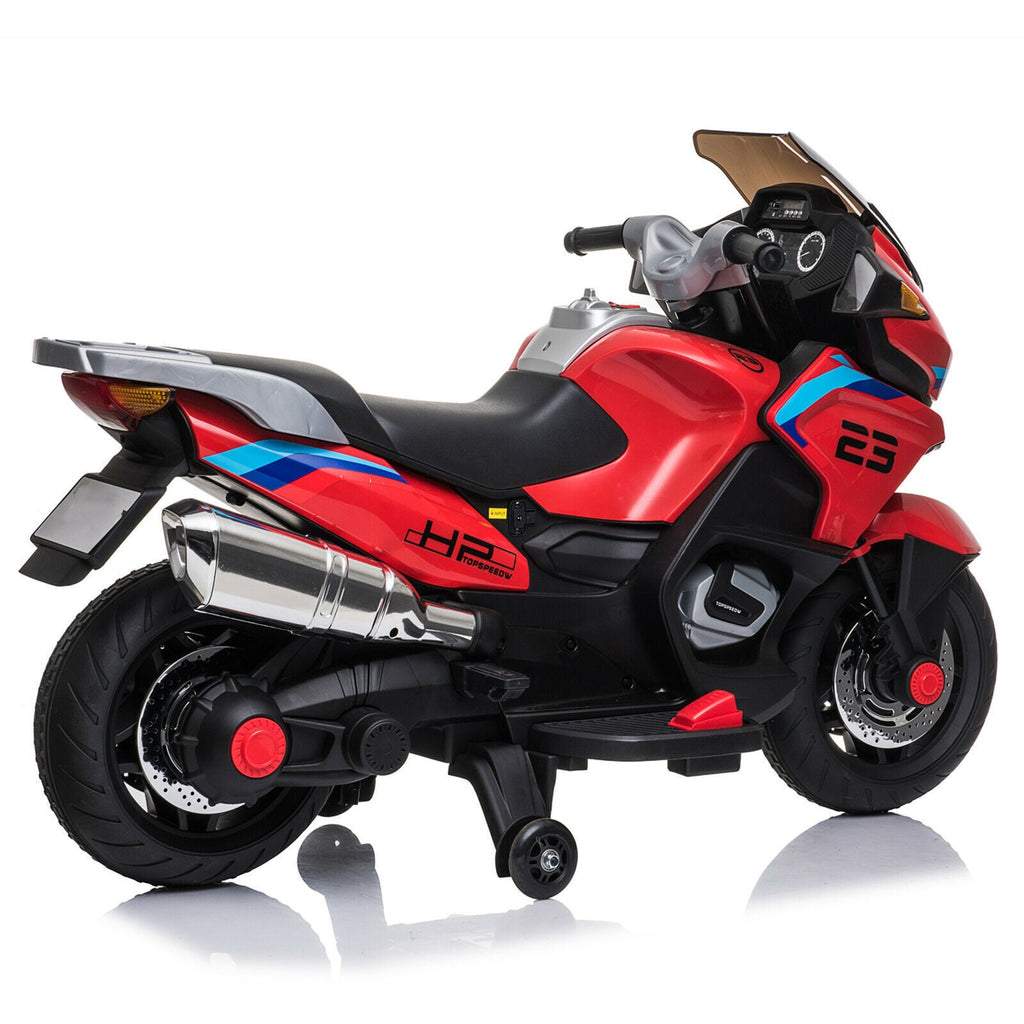COLOR TREE Kids 12V Electric Motorcycle with Music and Battery Power - Perfect Ride On Car Gift