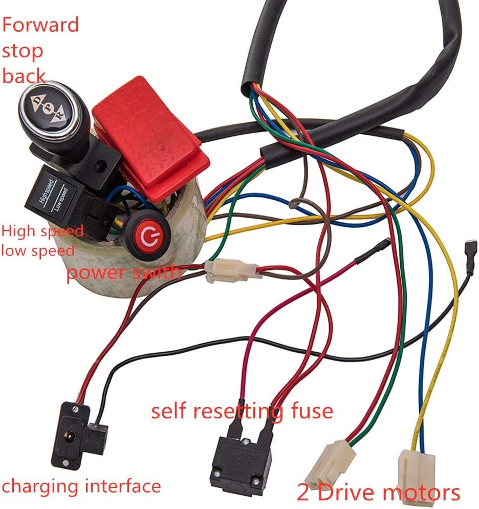 Complete DIY Remote Control Wiring Set for 12V Weelye Kids Ride-On Cars