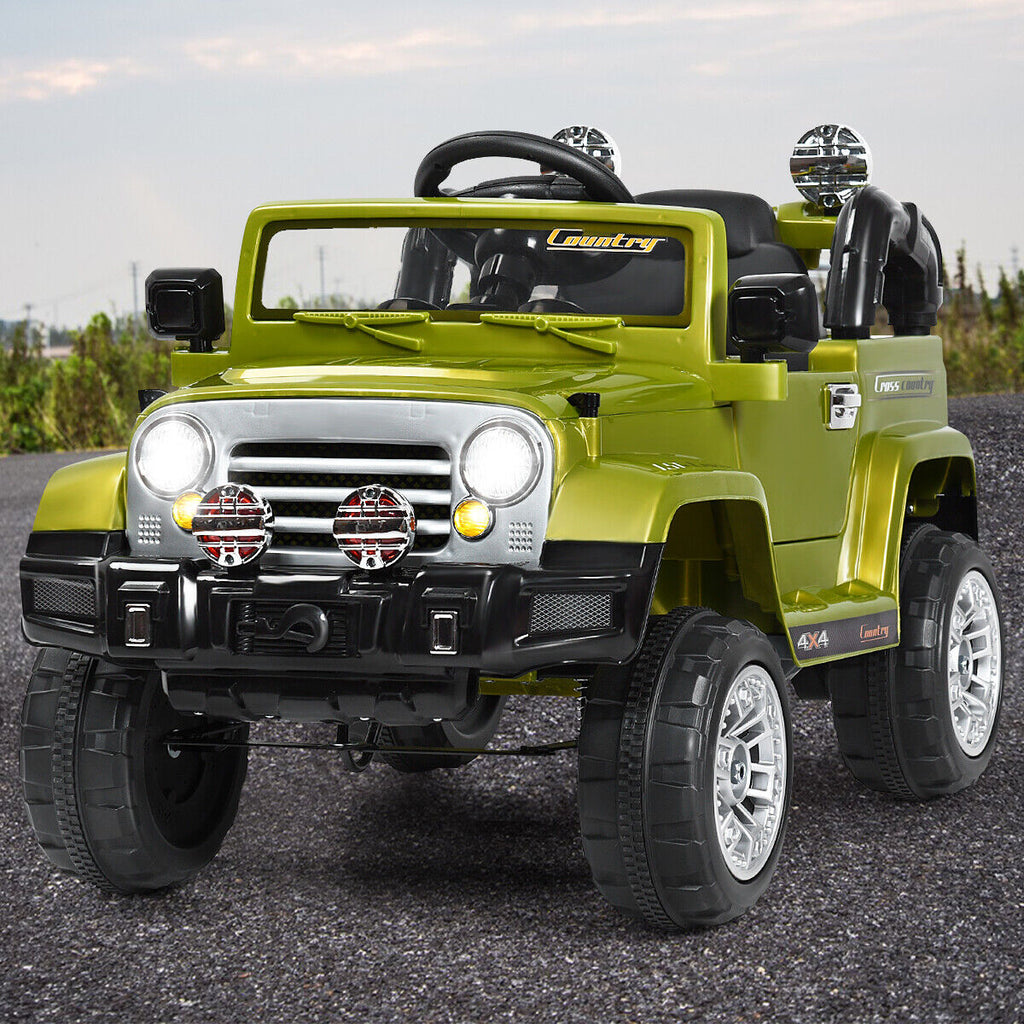Costway 12V MP3 Kids Ride On Truck Car with RC Remote and Light - Perfect Christmas Gift!