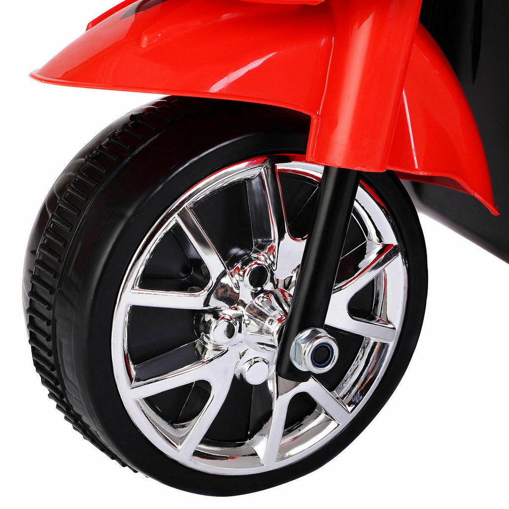 Costway Kids 6V Battery Powered 3-Wheel Ride On Motorcycle Toy