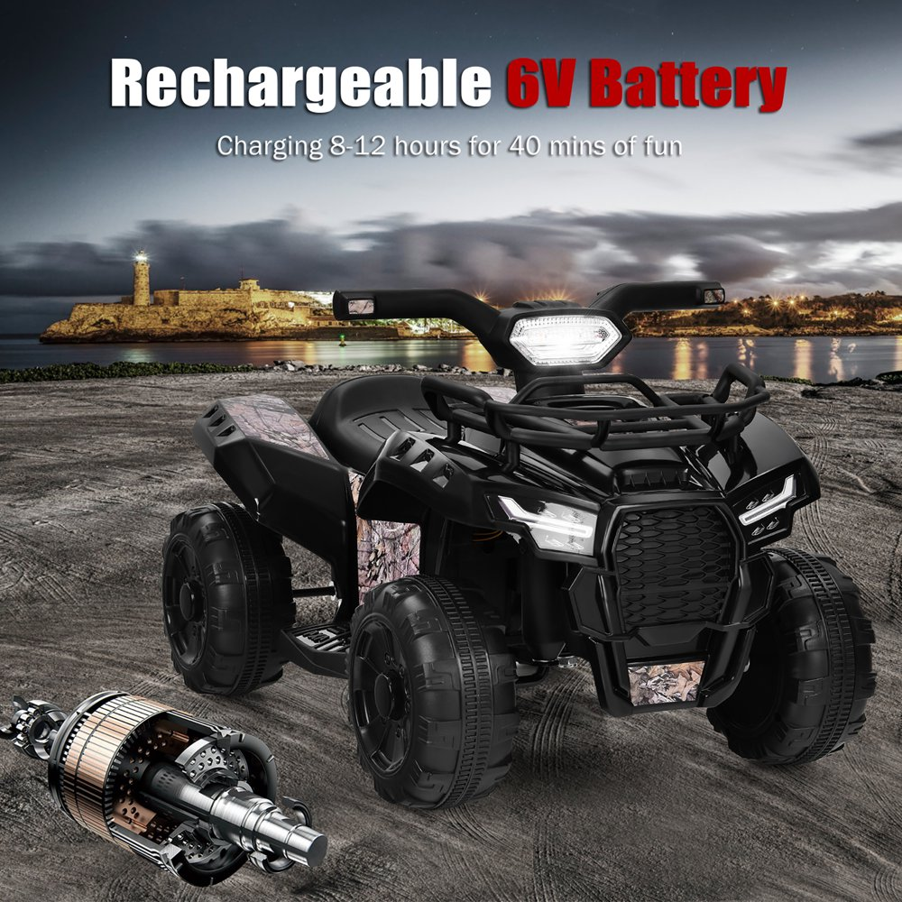 Cuatrimoto Eléctrico Infantil con Batería Recargable - Regalo Perfecto para Niños y Niñas