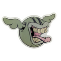 D*Face D*Dog (Open Mouth) Sticker