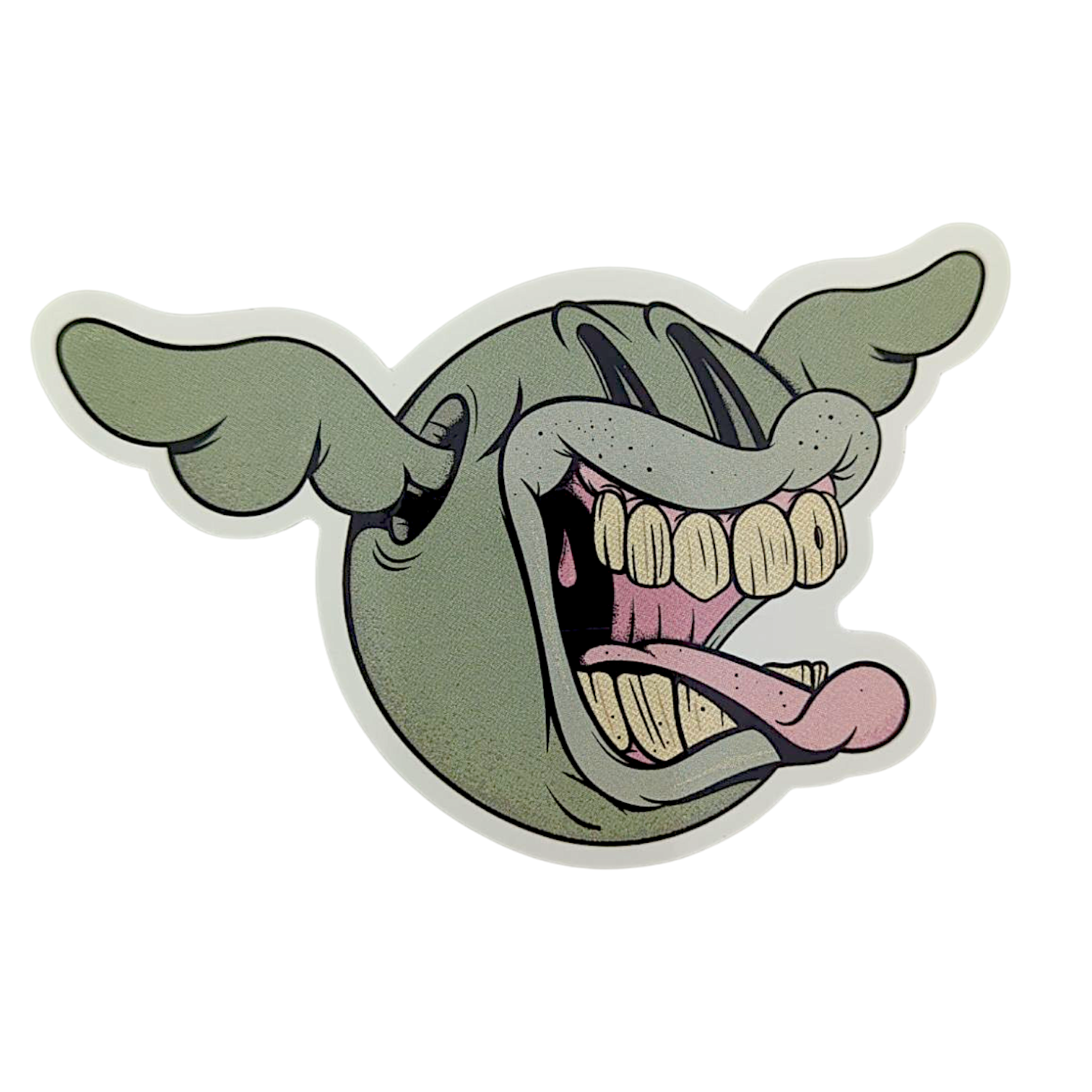 D*Face D*Dog (Open Mouth) Sticker