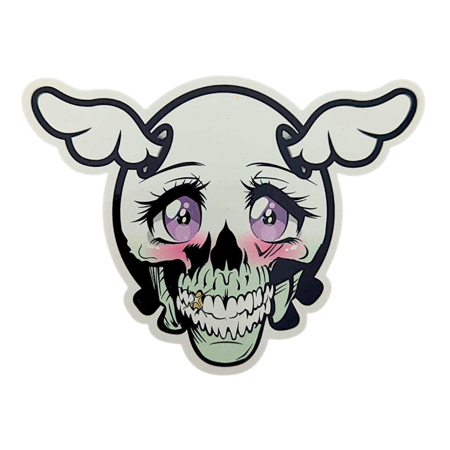D*Face D*Dog (Purple Eyes) Sticker