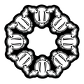 D*Face D*Dog Ring Sticker