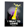 D*Face I Want To Leave Sticker