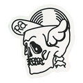 D*Face RA Skull Sticker
