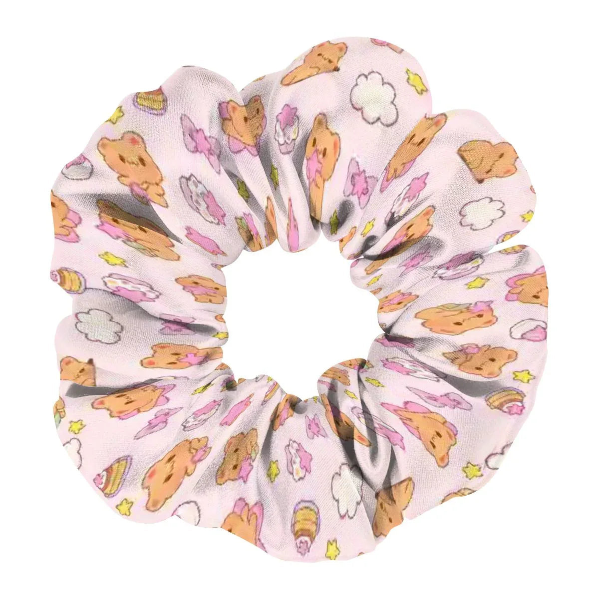 Bearly Adorable Scrunchie Set (6-Pack)