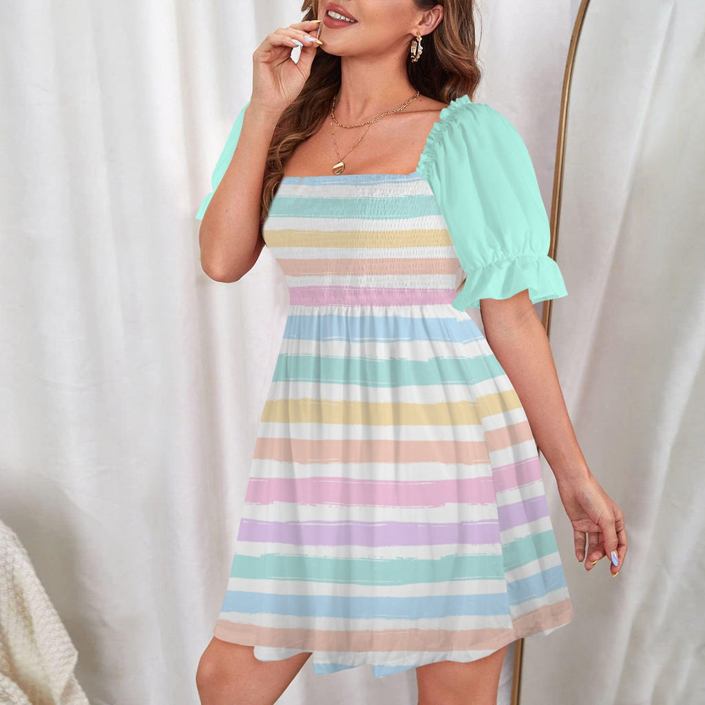 Candy Stripe Sweetheart Dress