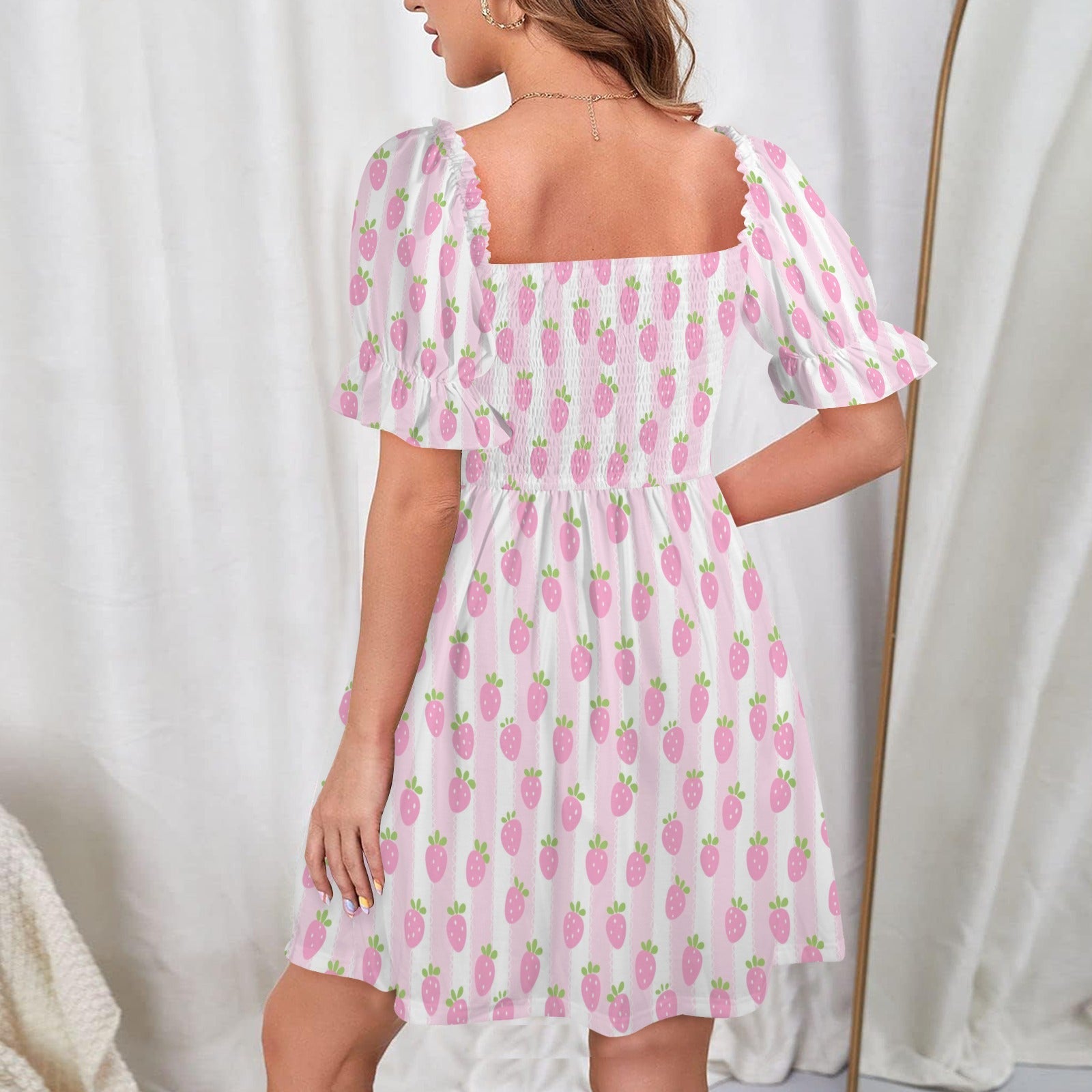 Pretty Strawberries Sweetheart Dress