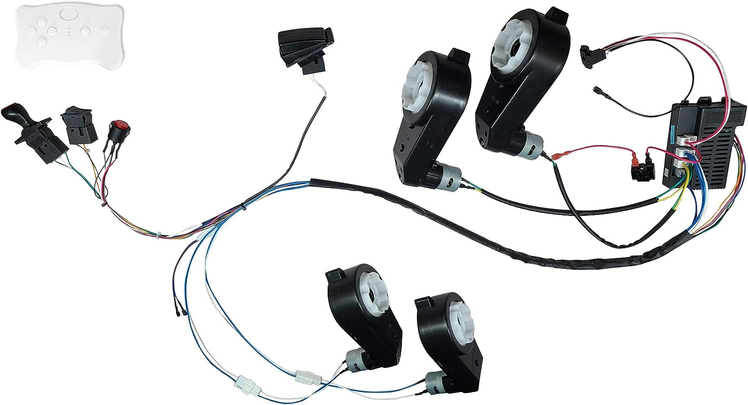 DIY 24V Remote Control Car Modification Kit for Kids - Complete Wire Set Included