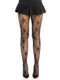 Star Net Tights - Black (OS)