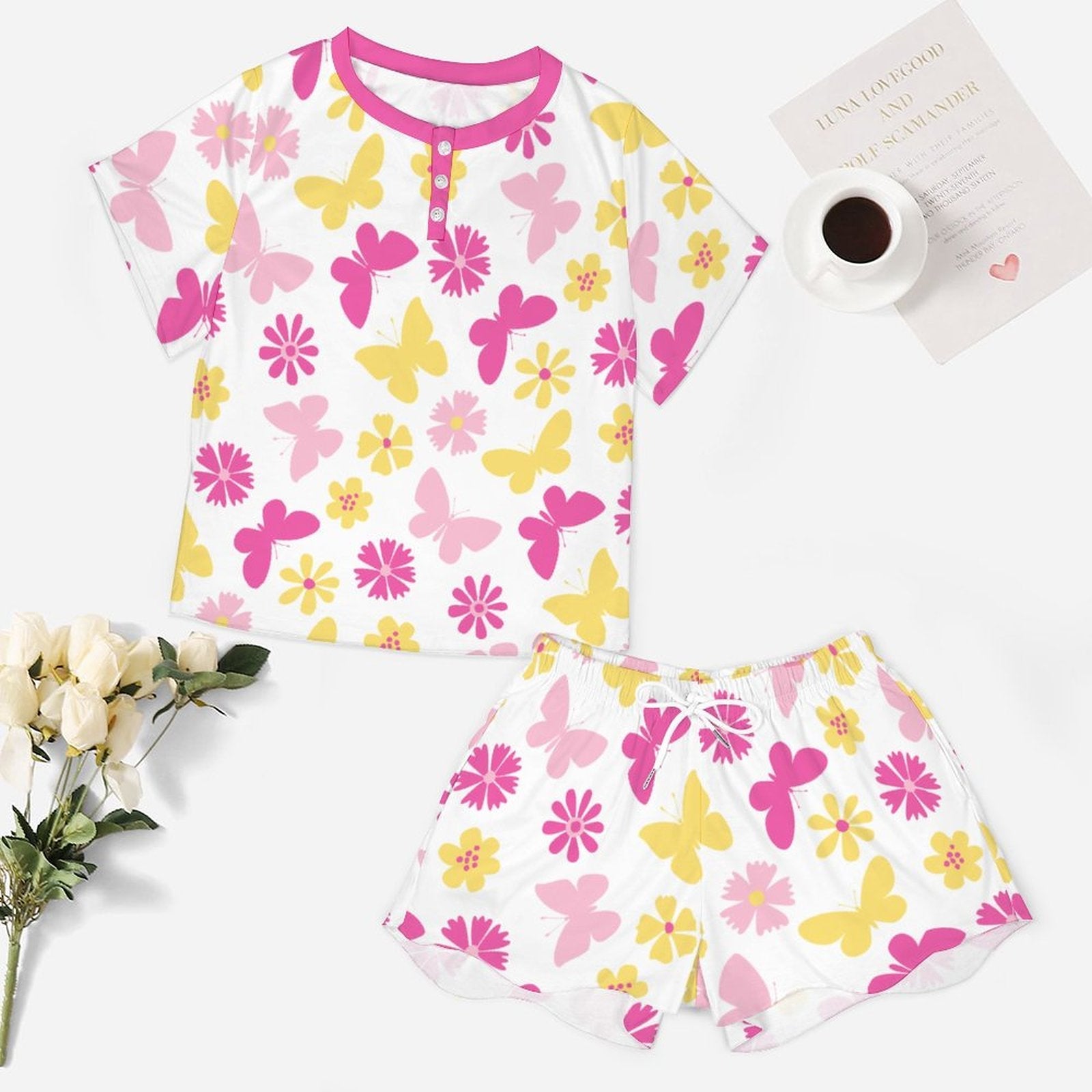 Sweet Butterflies Pajama Set
