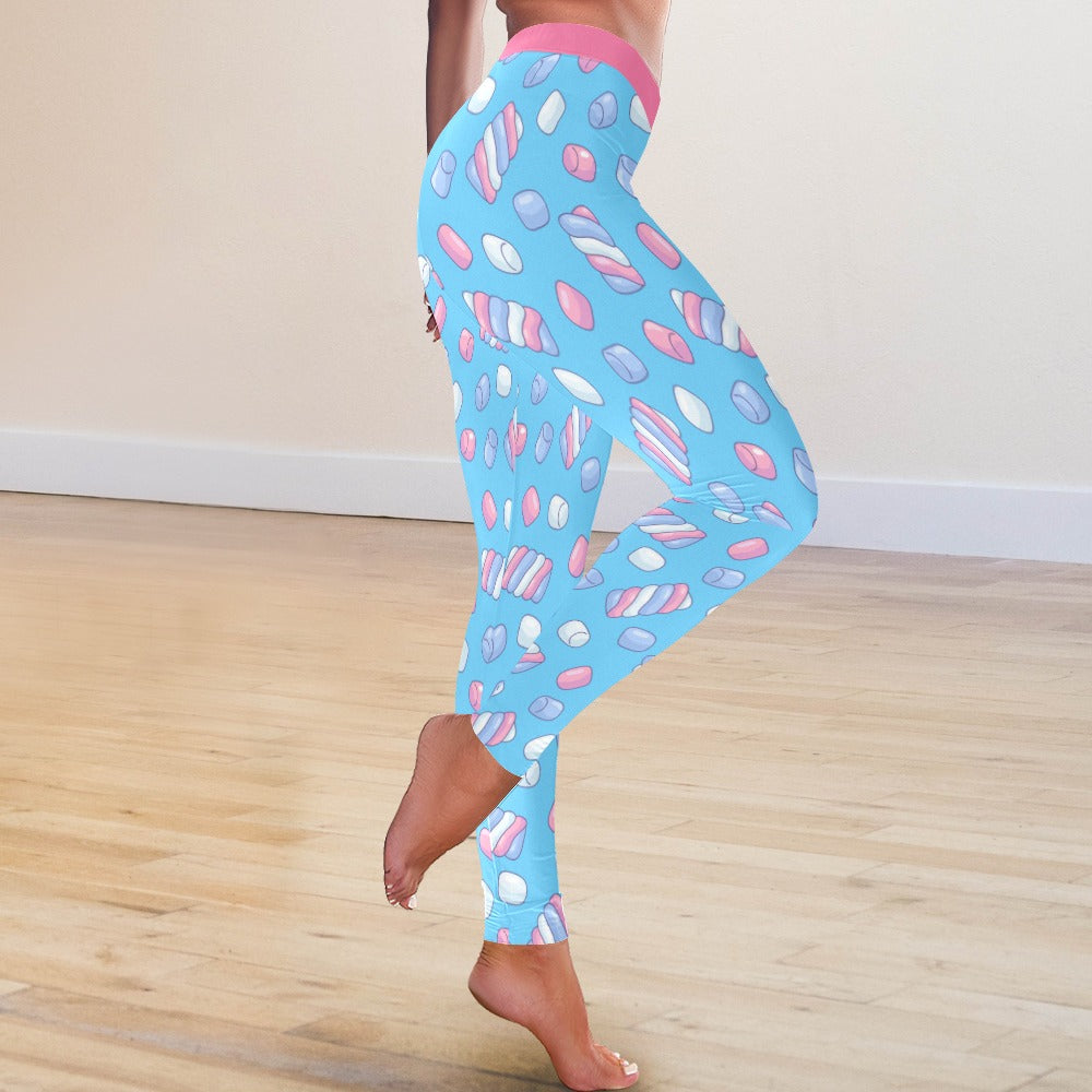 Candy Marshmallow Low Rise Leggings