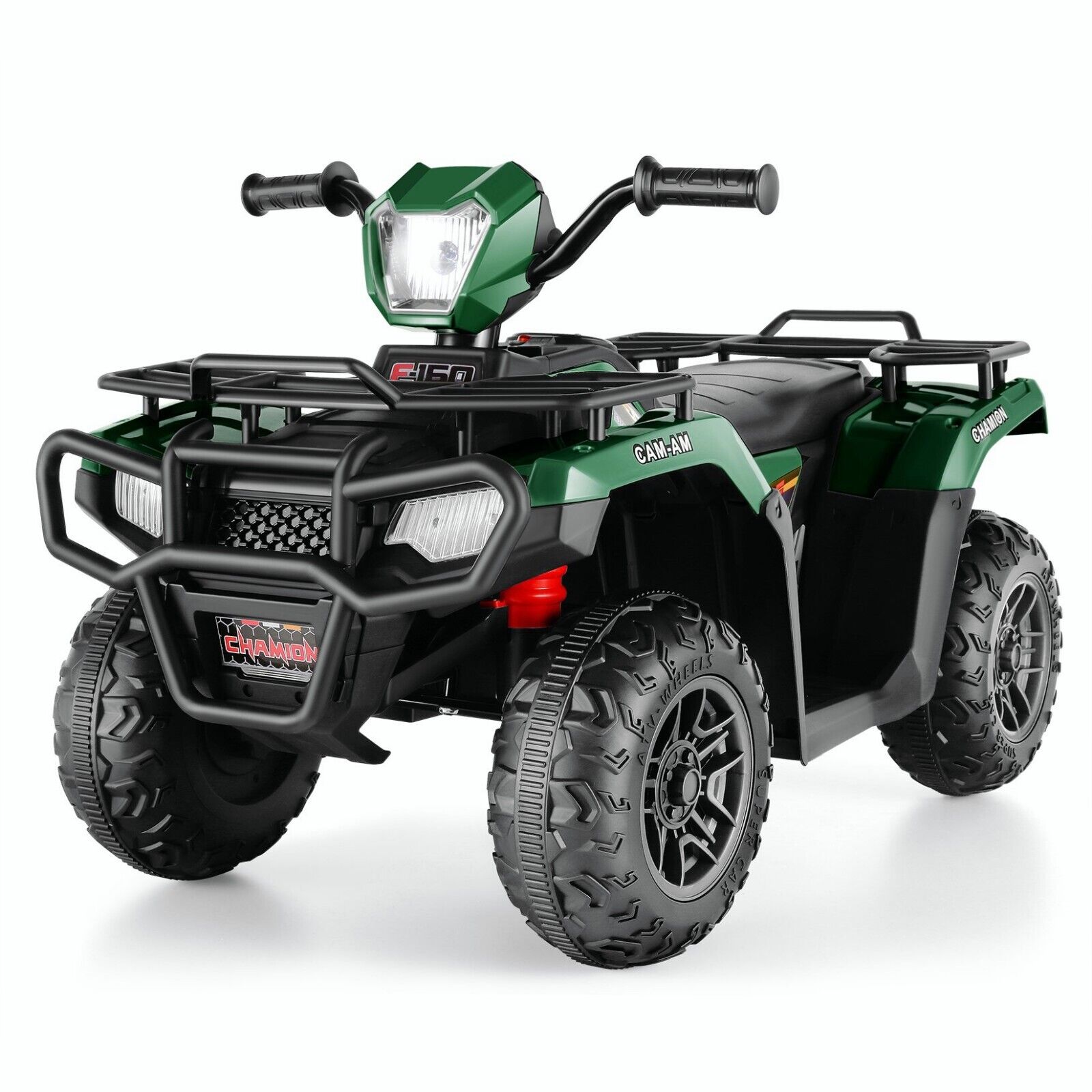 Electric 4-Wheeler Quad Car for Kids with MP3 & Light - 12V Battery Powered