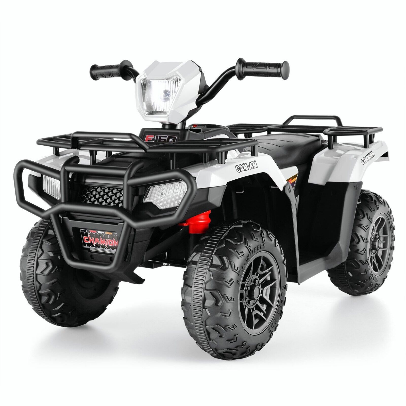 Electric 4-Wheeler Quad for Kids - 12V Battery Powered Ride-On Car in 6 Color Options