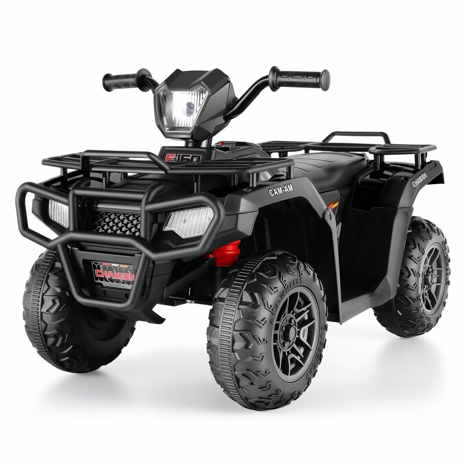 Electric 4-Wheeler Quad for Kids - 12V Battery Powered Ride-On Car in 6 Color Options