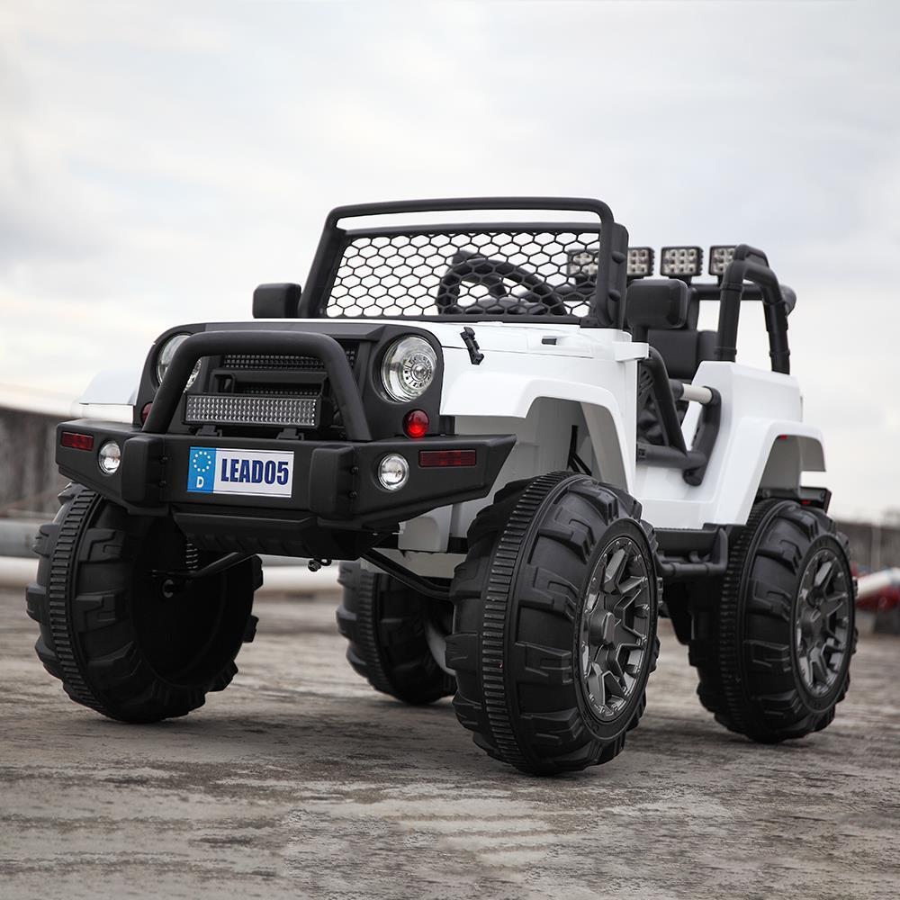 Electric 12V Kids Ride On Car with Remote Control and LED Lights - Perfect Gift for Little Drivers!