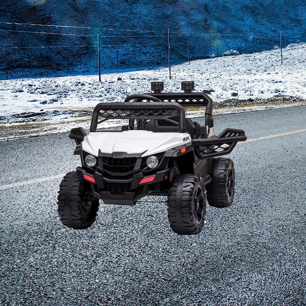 Electric 2-Seater Jeep for Kids with MP3 and LED Lights - 12V Battery Powered for Safe Fun!
