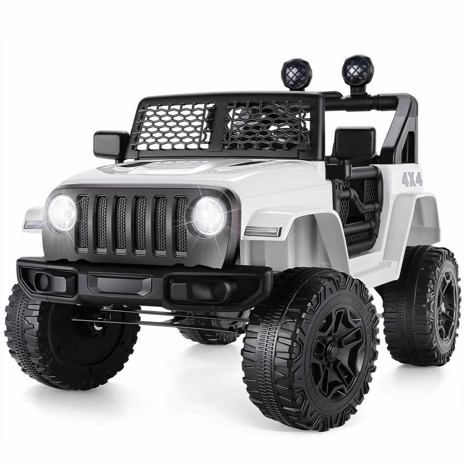 Premium 12V Electric Ride-On Truck with MP3, LED Lights, Remote Control, and 2 Seats for Safe and Fun Adventures