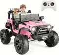 Electric 2-Seater Ride On Car for Kids with Remote Control - Pink, 24V, 2x200W