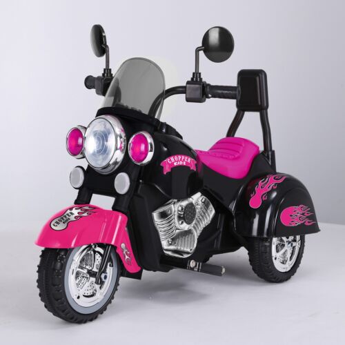 12V Electric Kids Dirt Bike with Training Wheels - Blue Motorbike for Young Riders