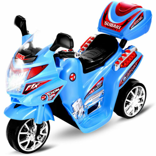 Electric 3-Wheel Motorcycle for Kids - 6V Battery Powered Ride-On Bike