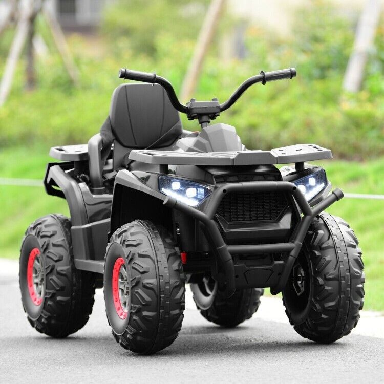 Electric 4-Wheeler ATV for Kids with 2 Speeds and LED Lights