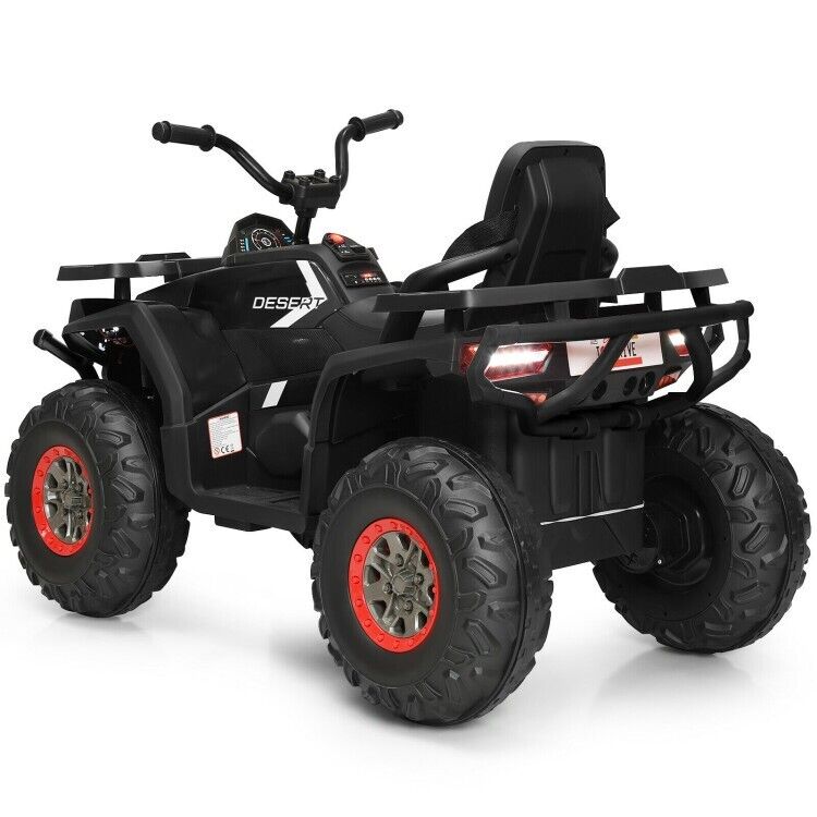 Electric 4-Wheeler ATV for Kids with 2 Speeds and LED Lights