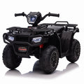 Electric 4-Wheeler ATV Quad for Kids with LED Lights, USB and MP3 Player - Suitable for Boys and Girls Aged 07