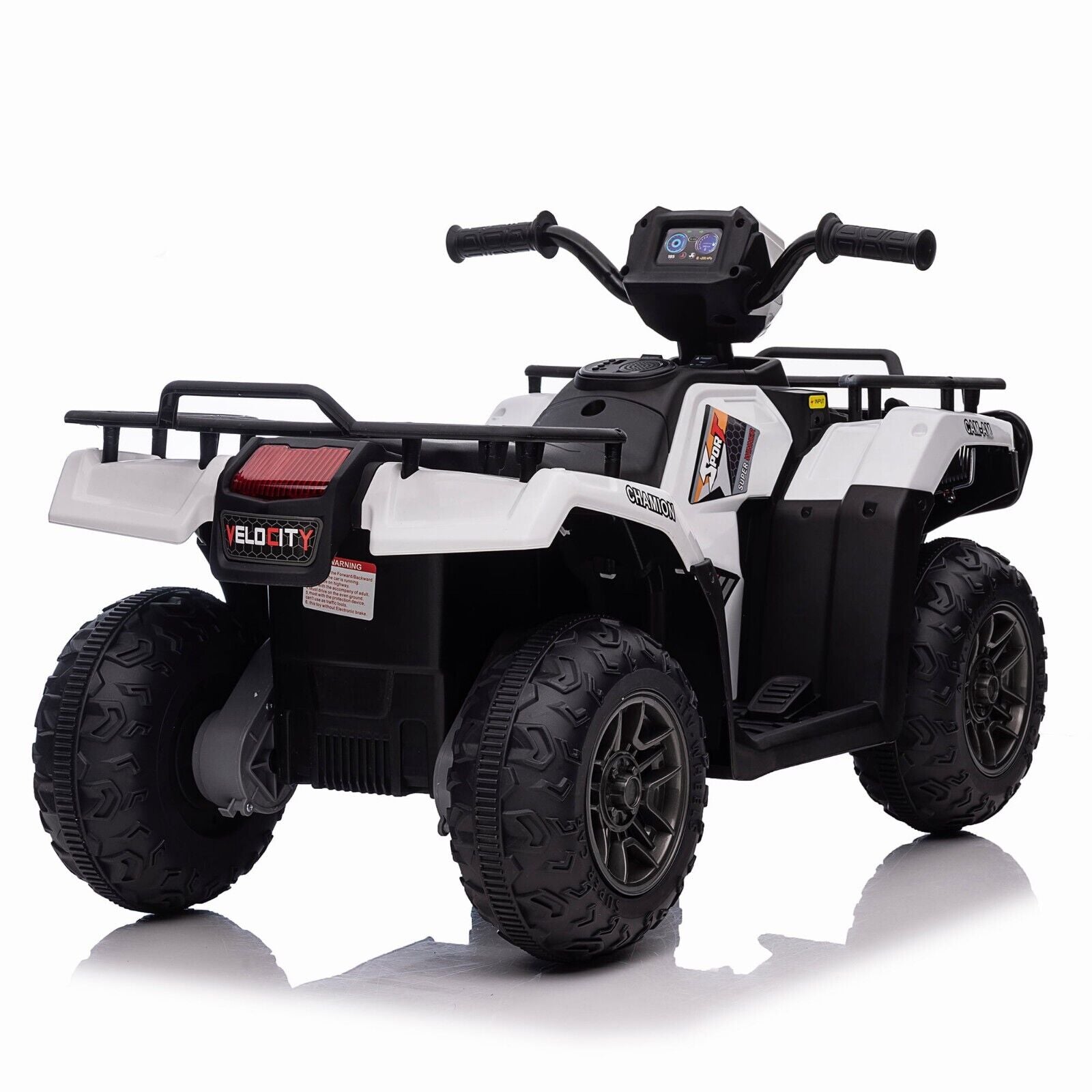 12V Kids Electric ATV Quad with LED, MP3, and USB - Fun 4-Wheeler Car Toy