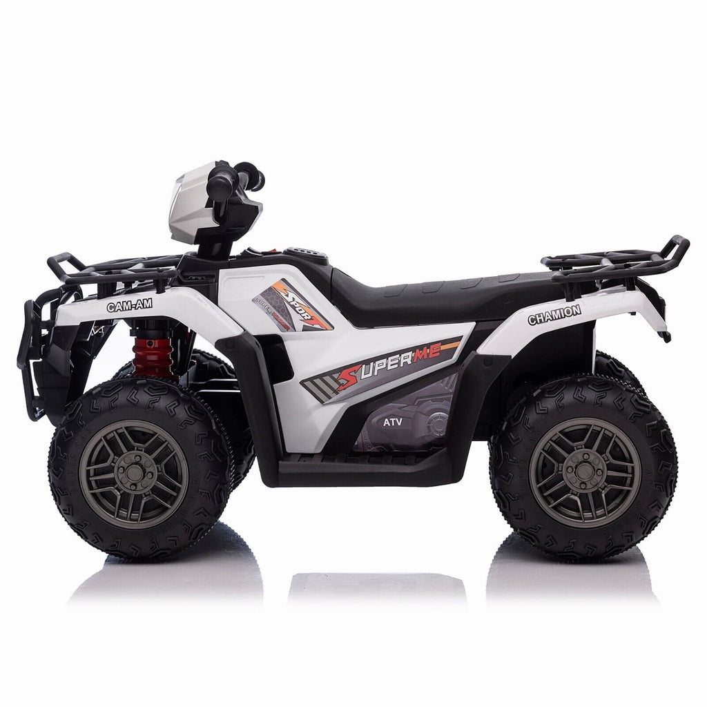 Electric 4-Wheeler ATV for Kids with AUX and USB Ports - 12V Ride-On Quad Car