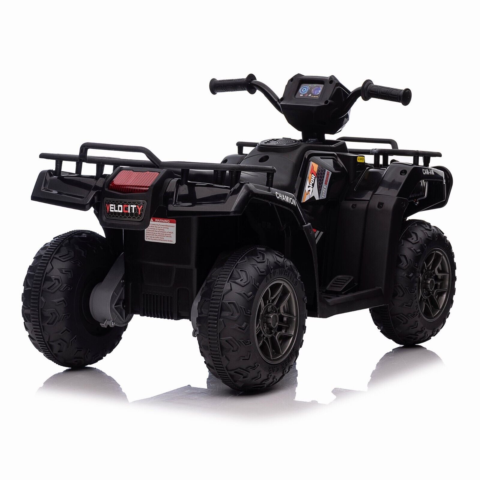 Kids Electric ATV with AUX and USB, 4-Wheeler Ride-On Car for Children - 12V