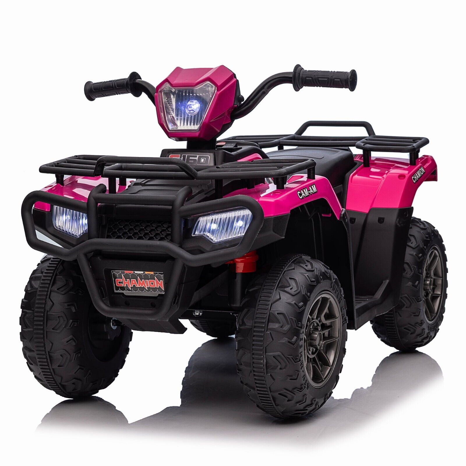 Electric Kids Ride On ATV 4-Wheeler Quad with Music, LED Lights, and USB for Ages 3-8