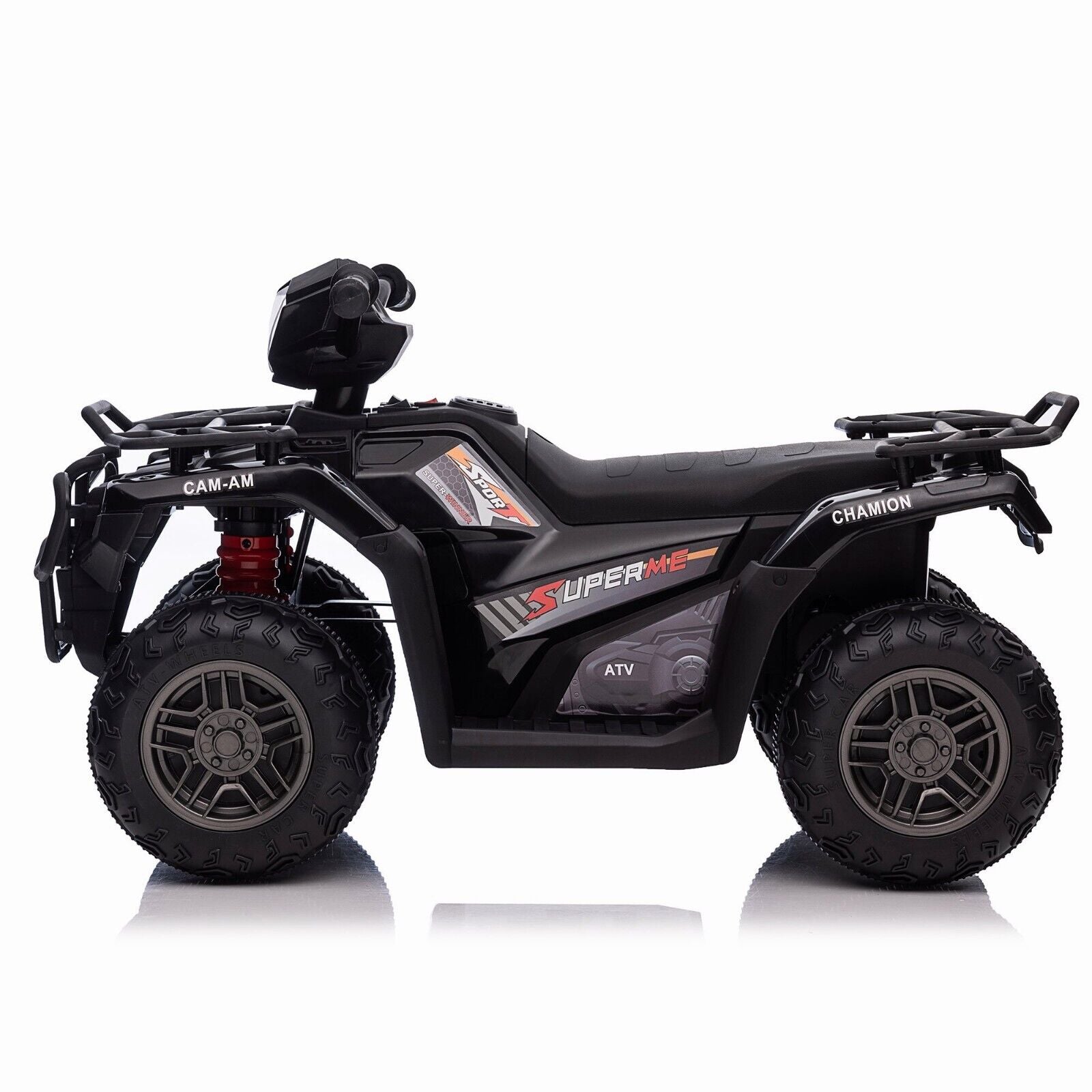 Electric Kids Ride On ATV 4-Wheeler Quad with Music, LED Lights, and USB for Ages 3-8