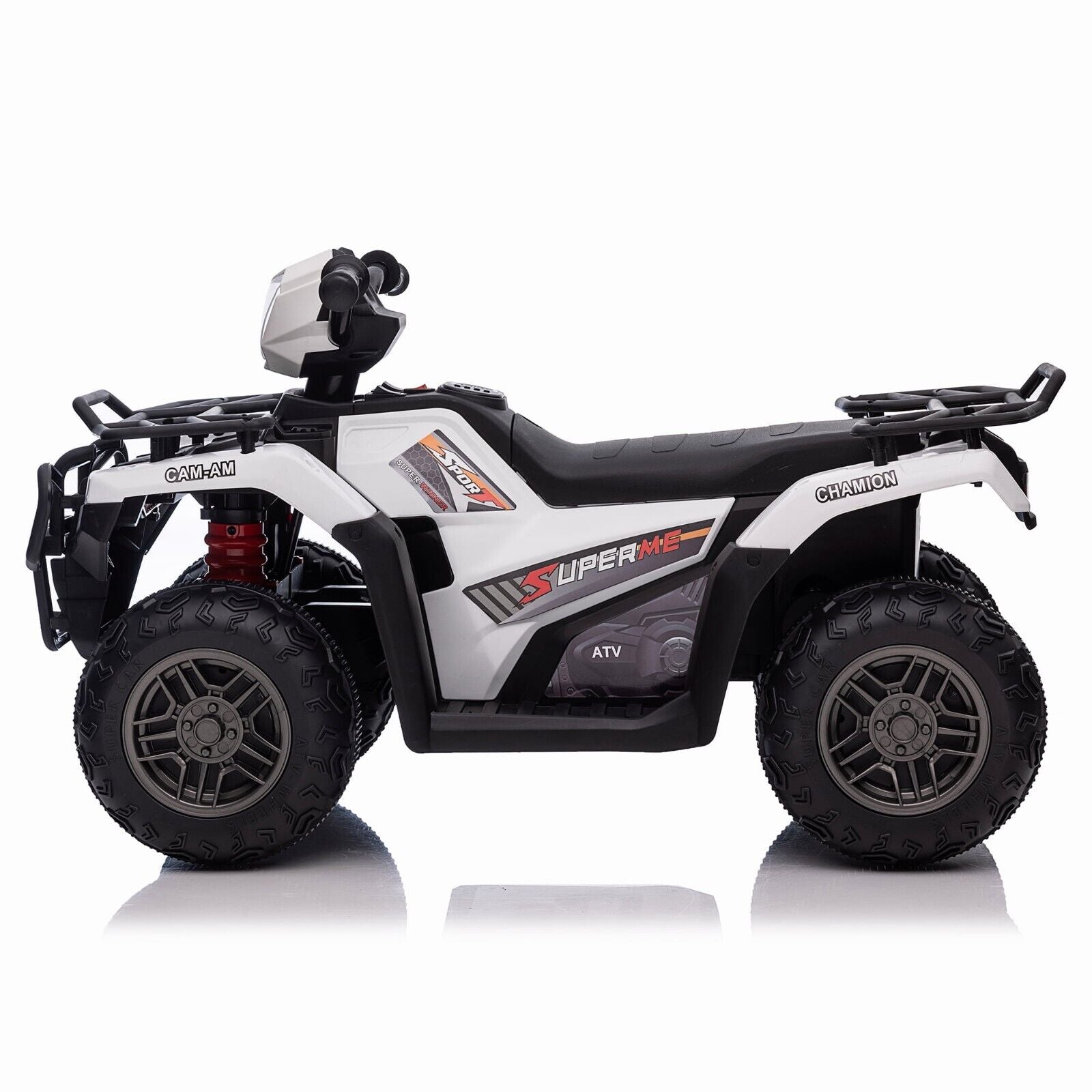 Electric 4-Wheeler ATV Quad for Kids with LED Lights, USB/MP3 Music Player