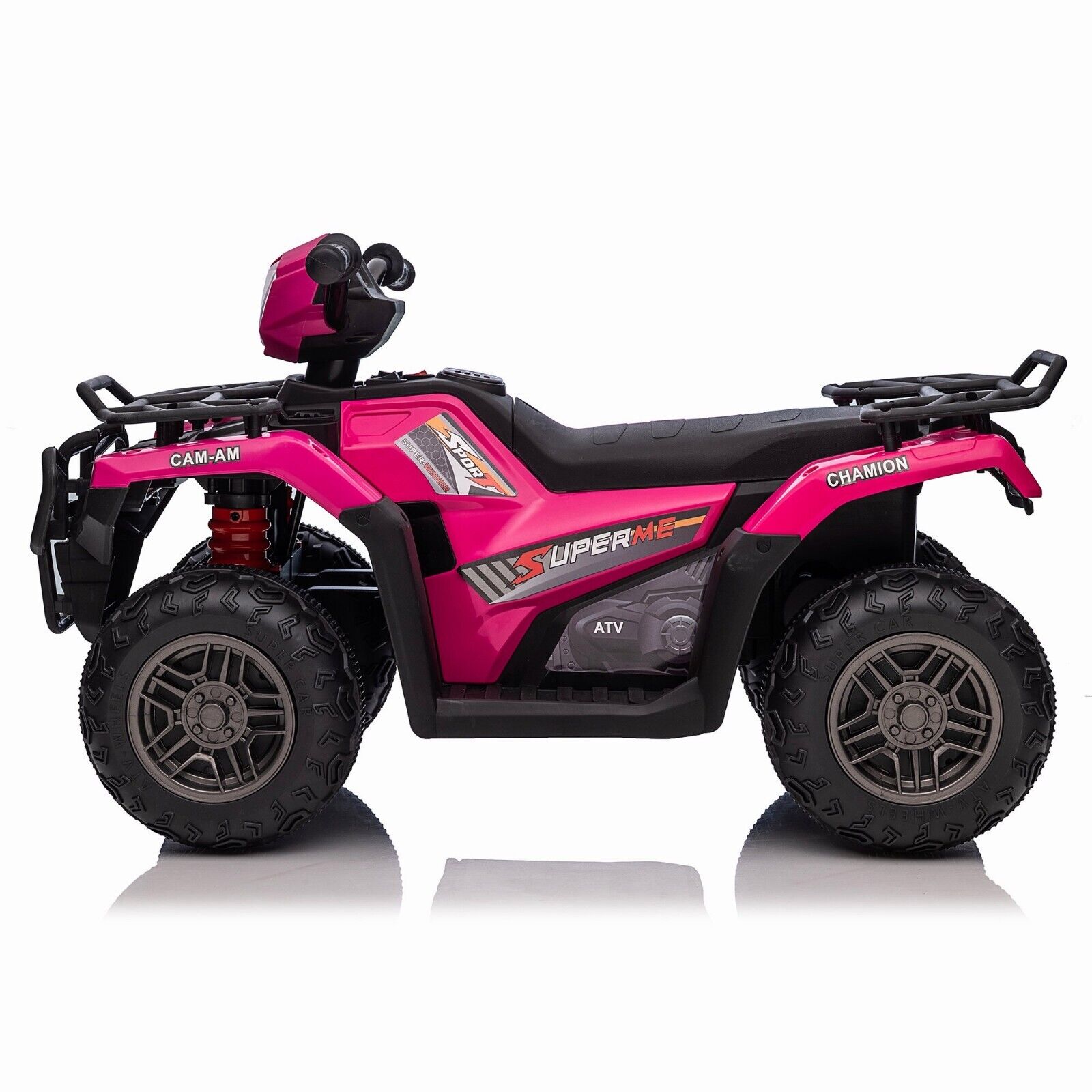 Electric 4-Wheeler Quad for Kids with MP3 Music and LED Lights - 12V ATV Ride On Car Perfect for Gifting