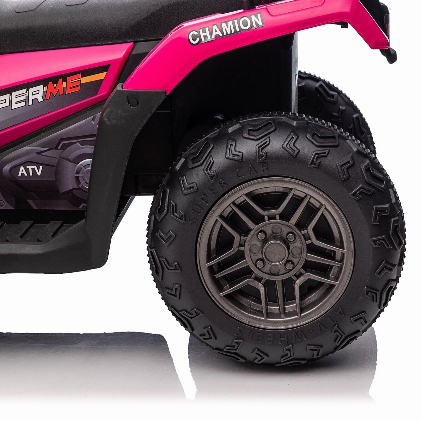 Electric 4-Wheeler Quad for Kids with MP3 Music and LED Lights - 12V ATV Ride On Car Perfect for Gifting