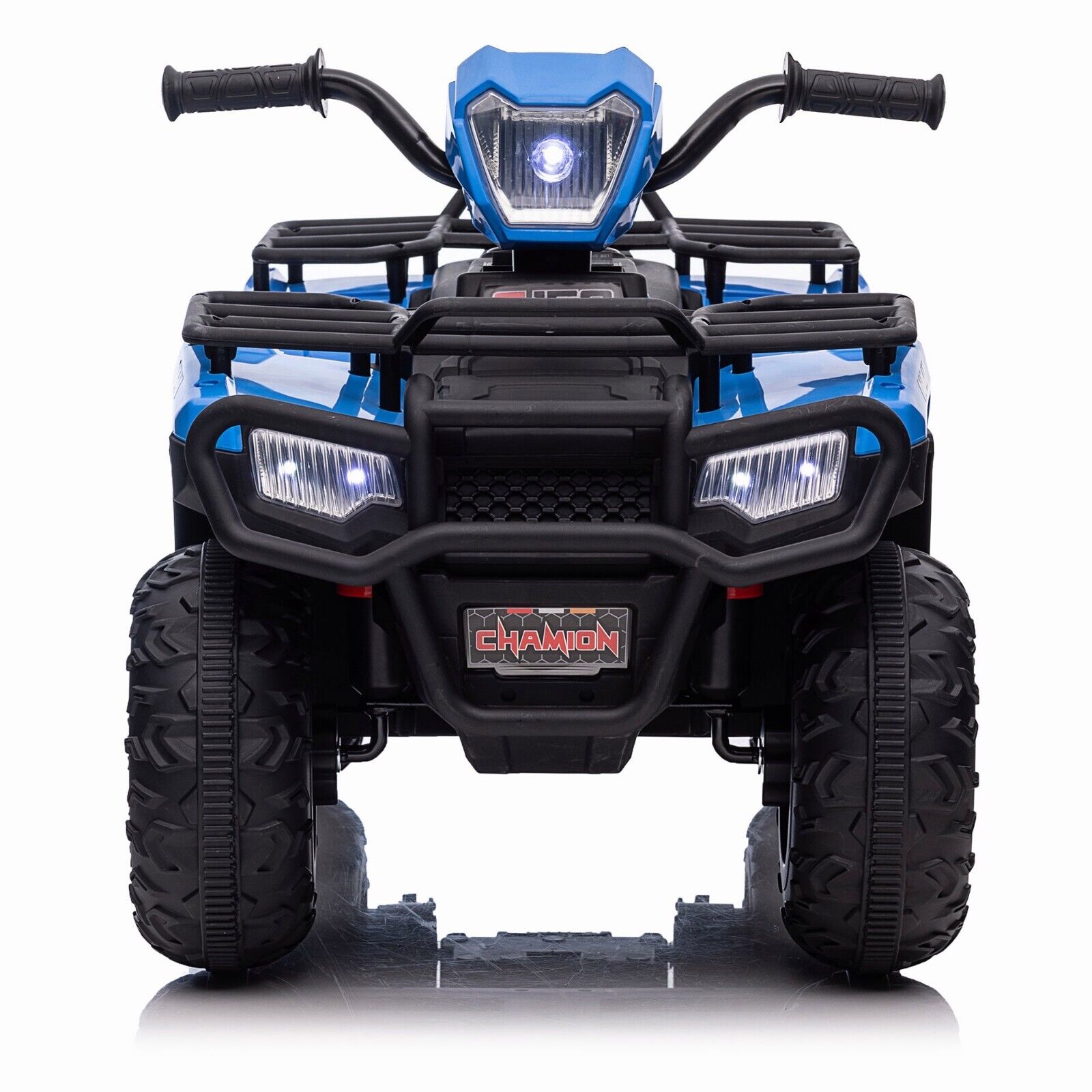 Electric 4-Wheeler Quad for Kids with Music, LED Lights, and AUX Port - 12V Ride On ATV
