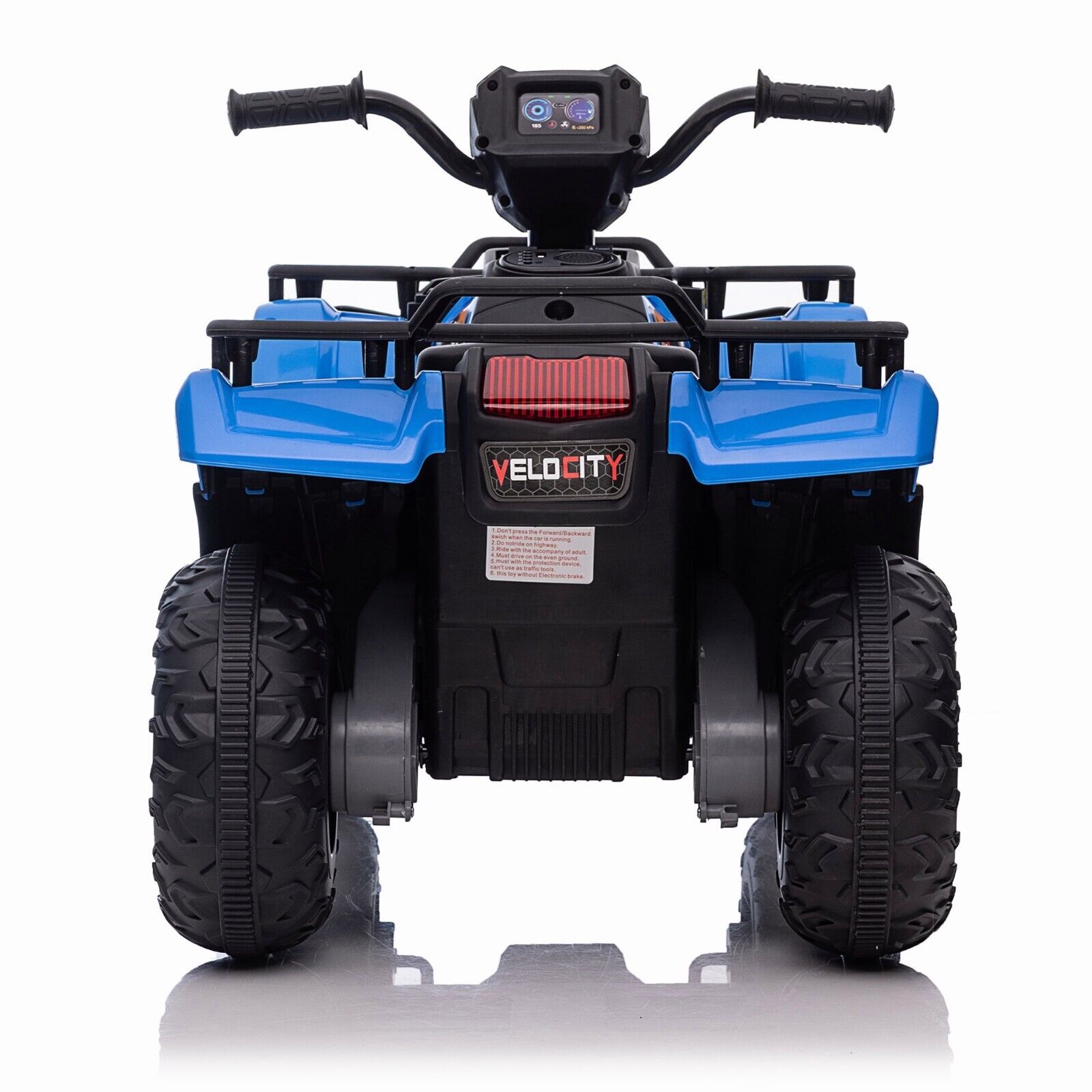 Electric Kids ATV Ride On Car with Music, LED Lights, and USB Charger - 12V 4-Wheeler for Endless Fun!