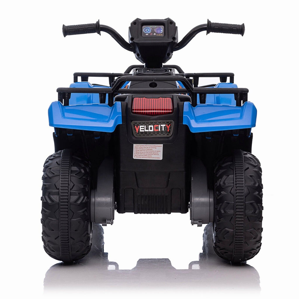 Electric 4-Wheeler Kids Ride on Car with LED Lights and MP3 Player - 12V 40W Battery-Powered ATV for Kids