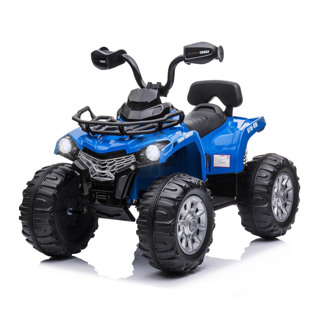 Electric 4-Wheeler Quad Truck Car for Kids - 12V Battery Powered Ride-On ATV