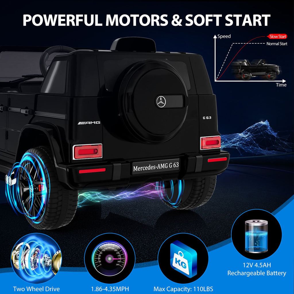 Electric 4 Wheeler Ride-On Car for Kids with Parental Remote Control and Music
