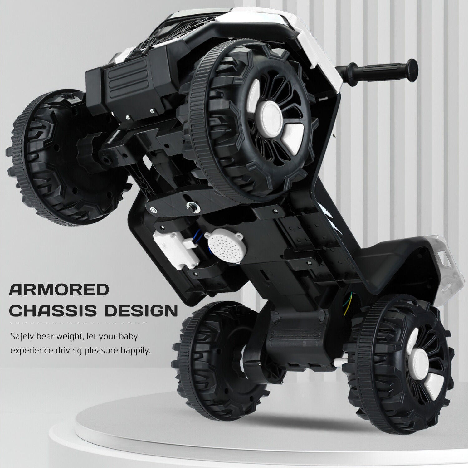 Electric 6V ATV 4-Wheeled Beach Ride-On Car for Kids - Battery Powered Toy for Christmas Gift
