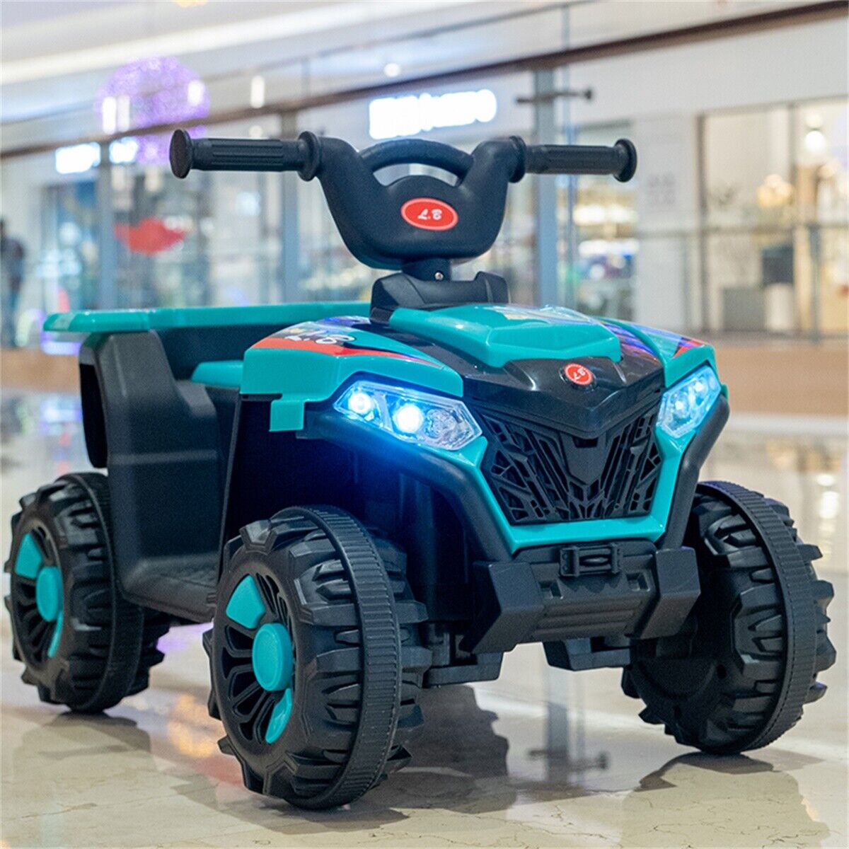Electric 6V ATV 4-Wheeled Beach Ride-On Car for Kids - Battery Powered Toy for Christmas Gift