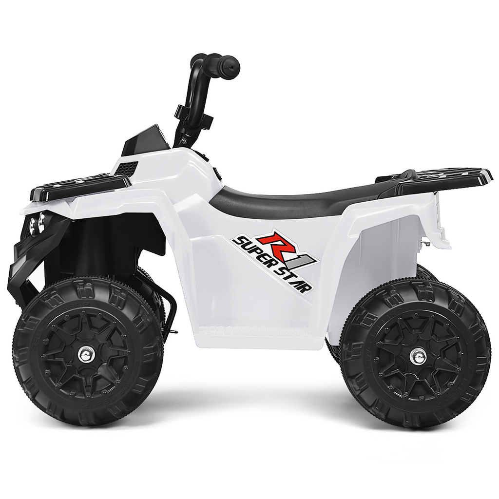 Electric 6V ATV Quad for Kids with Lights - Rechargeable Battery Quadricycle Gift