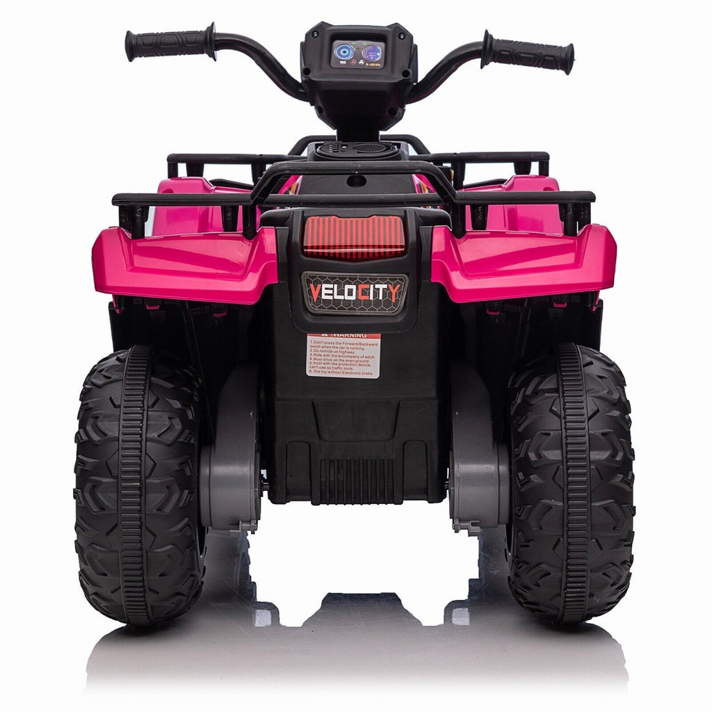 Electric ATV 4-Wheeler for Kids with USB and AUX Port - 12V Battery Powered Ride-On Car