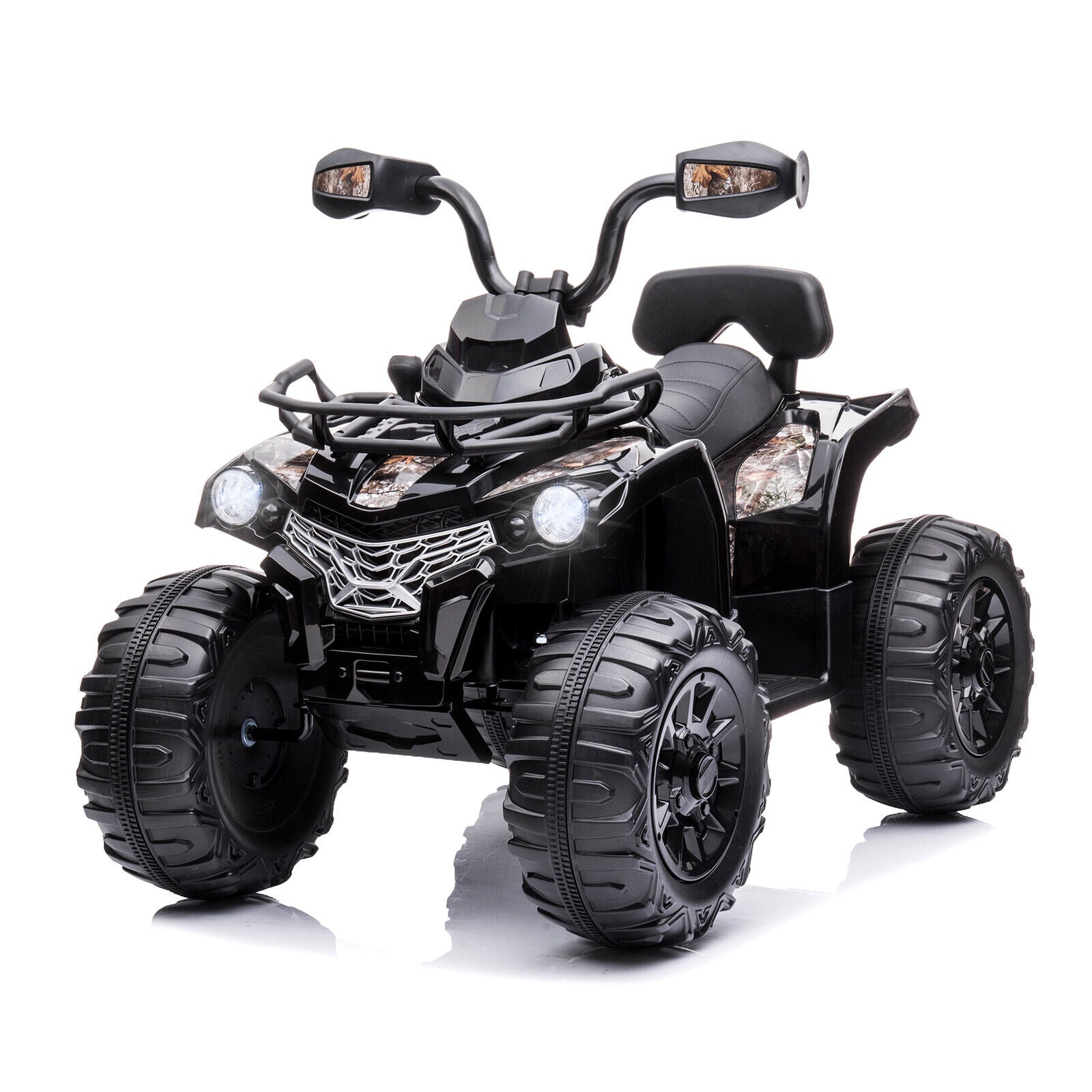 Electric Quad Ride-On Car for Kids with MP3 Player - 12V Battery Powered 4-Wheeler Truck